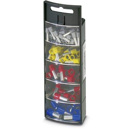 Phoenix Contact 3202973 Aderendhülsen-Sortiment 4 mm², 6 mm², 10 mm², 16 mm² Teilisoliert Grau, Gelb, Rot, Blau 100 St.