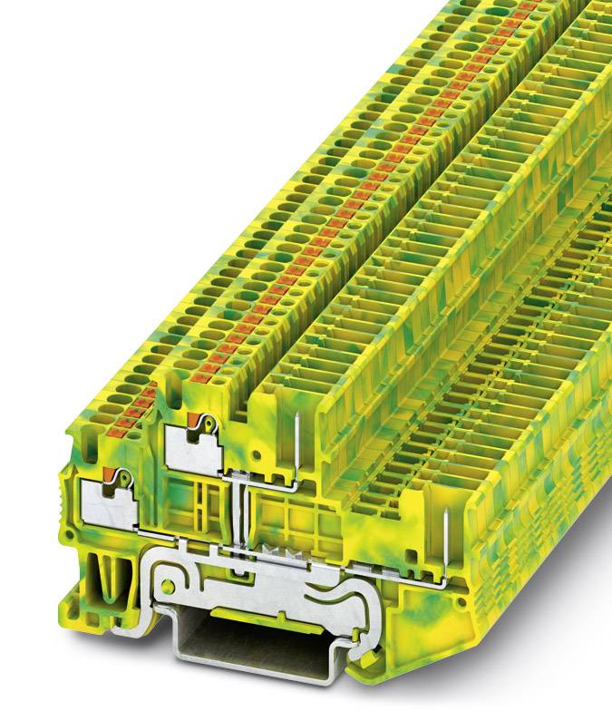 Phoenix Contact 3212455 Doppelstock-Schutzleiterklemme 3.5 mm Schnellanschluss Grün, Gelb 50 St.