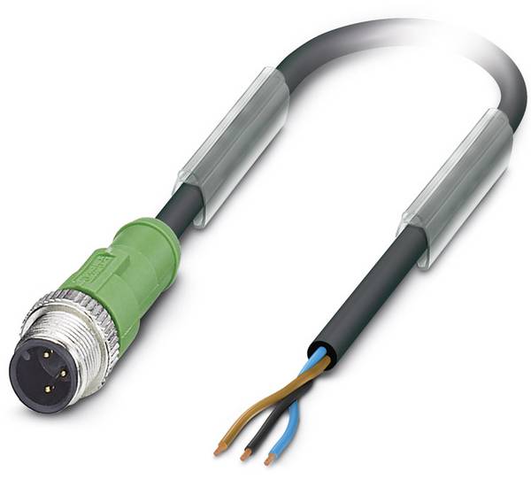 Phoenix Contact 1693160 Sensor-/Aktor-Steckverbinder, konfektioniert M12 Stecker, gerade 2.00 m Polzahl Sensoren: 3 1 St.