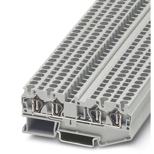 Phoenix Contact 3031445 Durchgangsreihenklemme 6.2 mm Zugfeder Grau 50 St.
