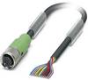 Phoenix Contact 1430640 Sensor-/Aktor-Steckverbinder, konfektioniert M12 Buchse, gerade 10.00 m Polzahl Sensoren: 12 1 St.