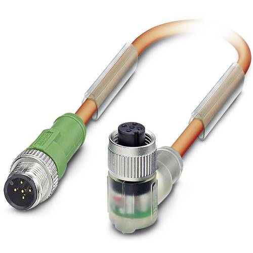 Thumbnail - Phoenix Contact 1693979 Sensor-/Aktor-Steckverbinder, konfektioniert M12 Stecker, gerade, Buchse, gewinkelt 1.50 m Polza...