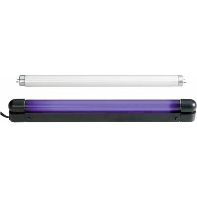  60cm Slim UV & weiß UV-Röhren Set   18 W Schwarz