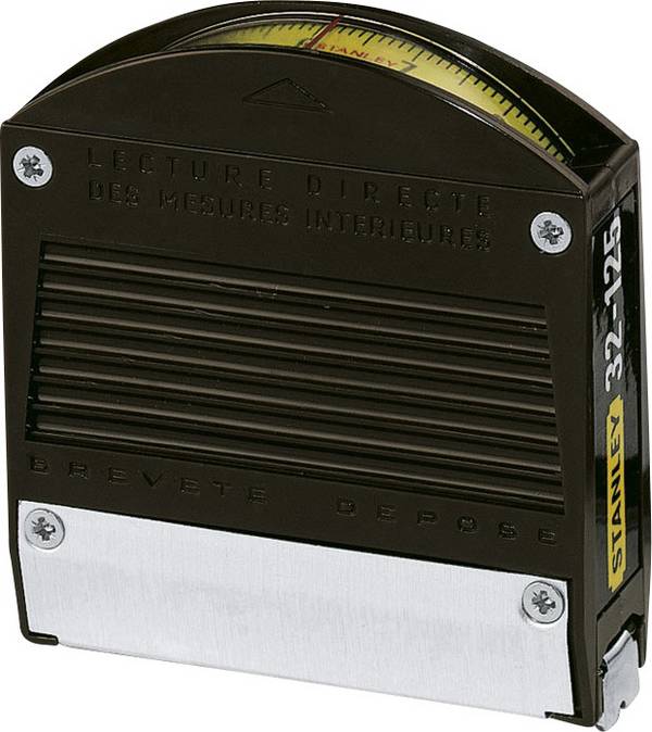 Taschenrollbandmaß Panoramic L.3m B.12,7mm mm/cm EG II Ku.m.Metallfuß SB STANLEY