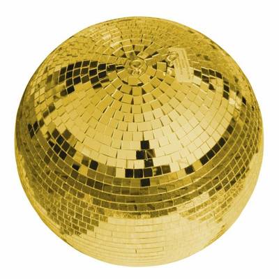 Eurolite 50120035  Discokugel  mit goldener Oberfläche 30 cm
