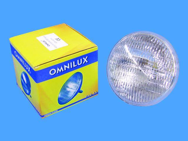 OMNILUX Halogen Lichteffekt Leuchtmittel Omnilux WFL 230 V GX16d 300 W Weiß dimmbar
