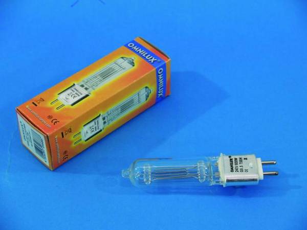 Omnilux HX600 Halogen Lichteffekt Leuchtmittel  230 V G9.5 600 W Weiß