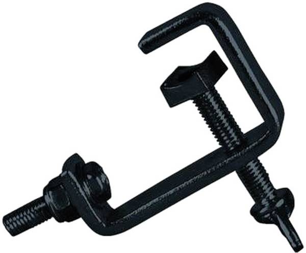 Eurolite TH-25S Haken für 25 mm Rohr schwarz Haken  Passend für (Lichteffekt-Zubehör): Traverse (L x B x H) 2.50 x 8.50 x 7.50 cm