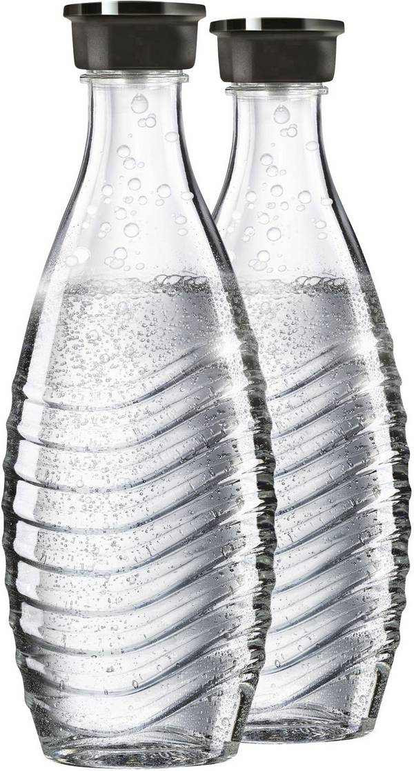 Sodastream Glaskaraffe 1047200490 Glasklar inkl. 2 Glaskaraffen