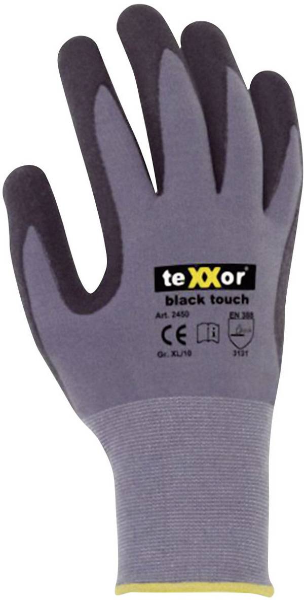Handschuh black touch gr/sw Gr.10