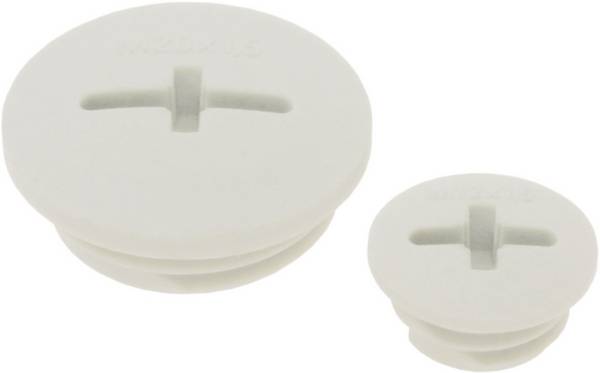 LAPP 52006100 SKINDICHT® BLK-GL-M12 Verschlussschraube  M12  M12  Polyamid Lichtgrau (RAL 7035) 1 St.