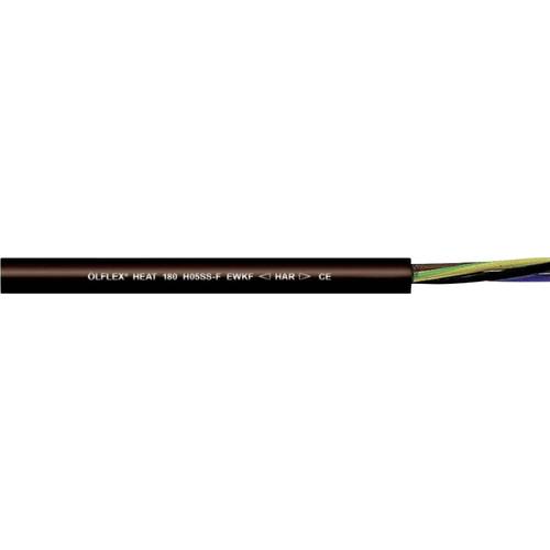 Thumbnail - LAPP ÖLFLEX® HEAT 180 H05SS-F EWKF Hochtemperaturleitung 2 x 0.75 mm² Schwarz 46900/1 Meterware