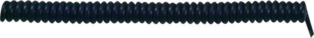LAPP 73222346 H05VV-F PVC Spiral Cable 3 x 1.5mm Black 2.1m Length