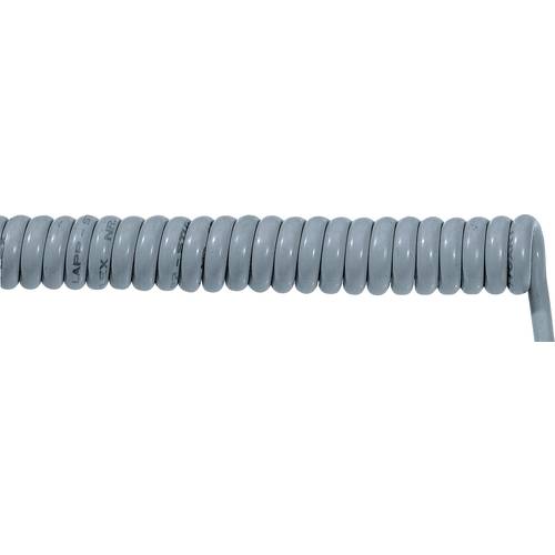 Thumbnail - LAPP 70002622 Spiralkabel ÖLFLEX® SPIRAL 400 P 500 mm / 1500 mm 2 x 0.75 mm² Grau 1 St.