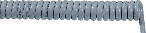 LAPP 70002690 Spiralkabel ÖLFLEX® SPIRAL 400 P 2000 mm / 6000 mm 3 G 1.50 mm² Grau 1 St.
