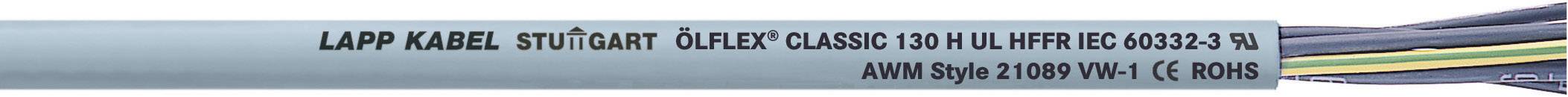 LAPP ÖLFLEX CLASSIC 130 H Steuerleitung 3 x 0.75 mm² Grau 1123034-100 100 m