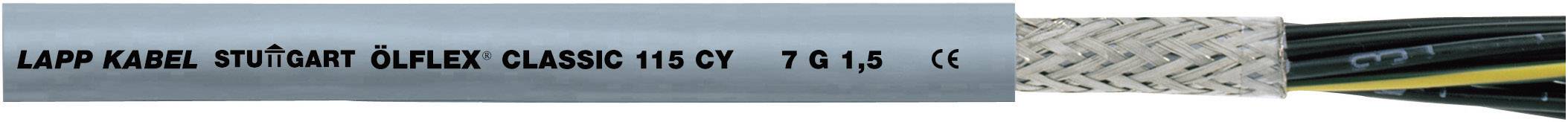 LAPP ÖLFLEX® CLASSIC 115 CY Steuerleitung 4 x 1 mm² Grau 1136854/1 Meterware