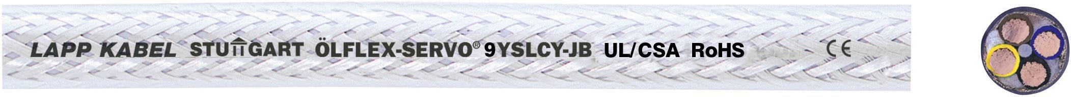 LAPP ÖLFLEX 9YSLCY-JB Servoleitung 4 G 1.50 mm² Transparent 37000-1 Meterware