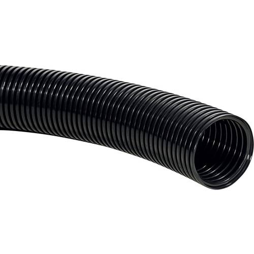 HellermannTyton 166-11504 HG-HI28 Wellrohr Schwarz 21.70 mm Meterware