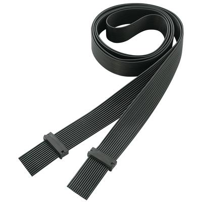 Flachbandkabel Schwarz 1 St.
