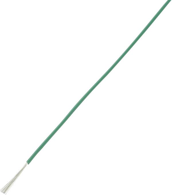 TRU COMPONENTS 1570175 Litze LiY 1 x 0.14 mm² Grün 100 m