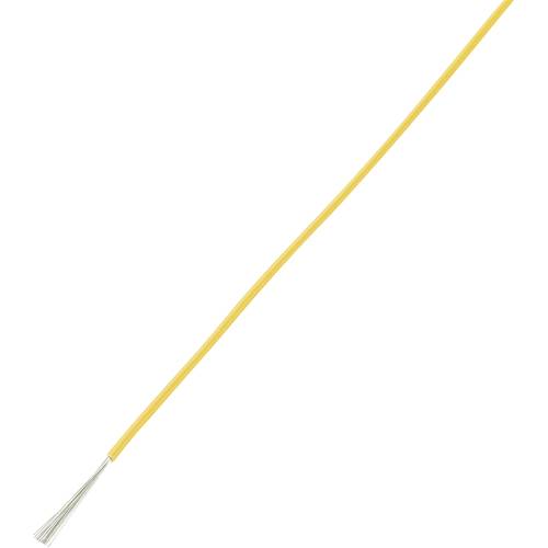 TRU COMPONENTS 1566836 Litze LiY 1 x 0.14 mm² Gelb 100 m