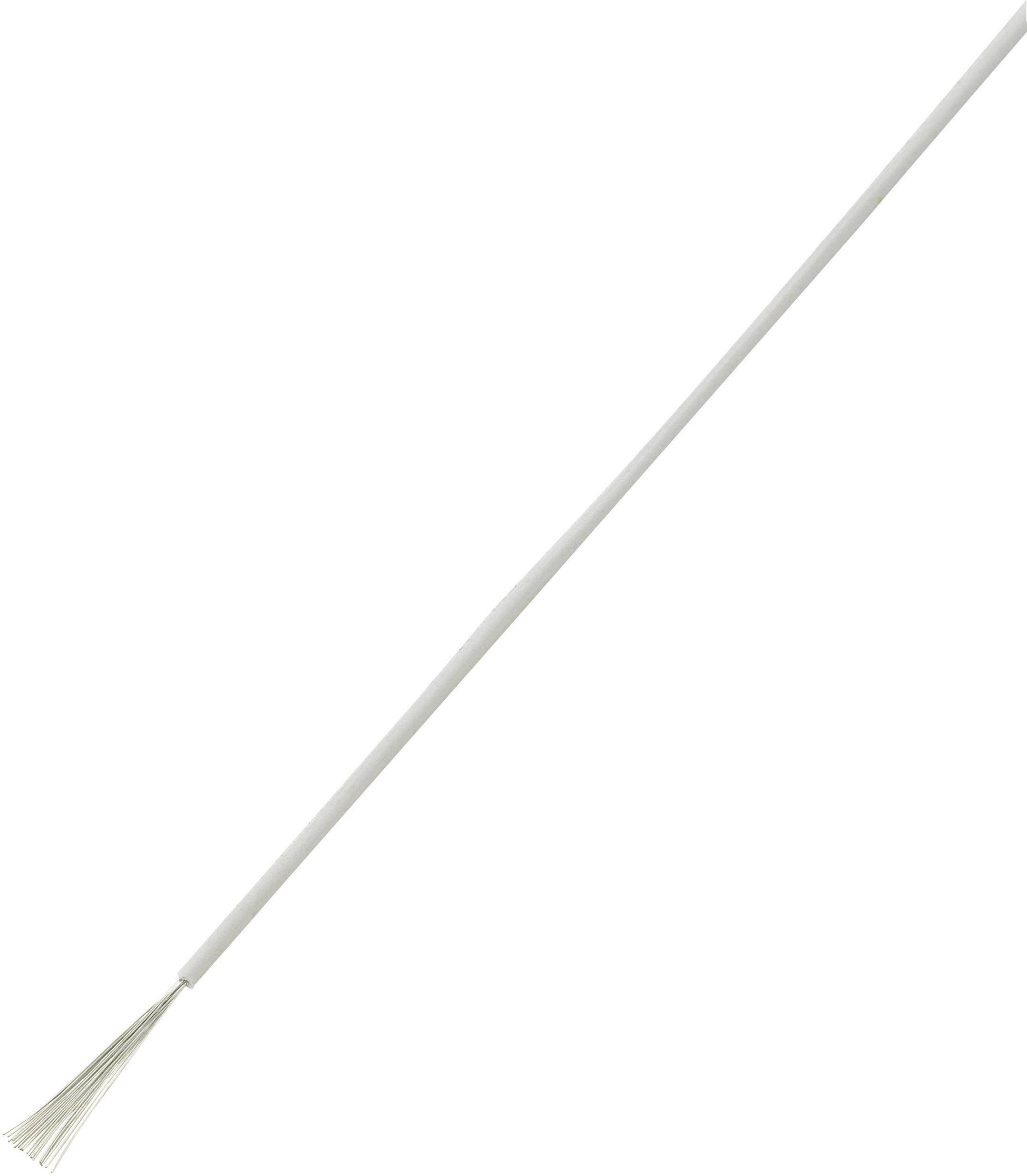 TRU COMPONENTS 1570696 Litze LiY 1 x 0.14 mm² Weiß 100 m