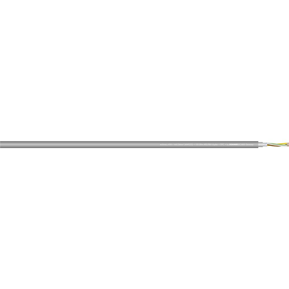 4 x 0.34 mm² Zwart Sommer Cable 540-0051 Per meter