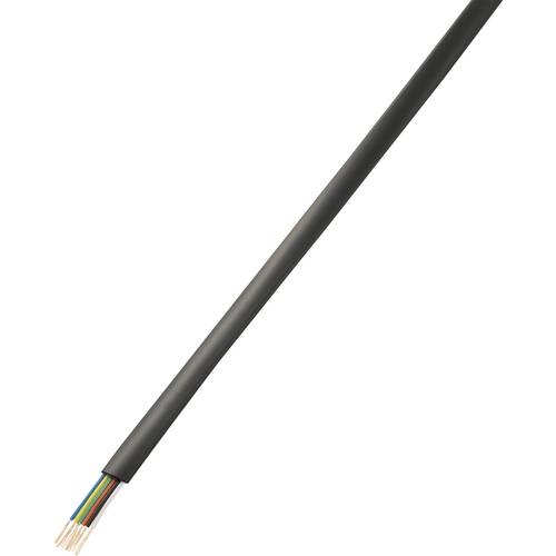 TRU COMPONENTS 1564535 Telefonkabel 6 x 0.08 mm² Schwarz 50 m