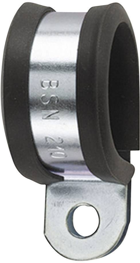 Hellermanntyton Afcs12 Clip Fermacavi Avvitabile 166-50601 Intervallo Ø Fascio 12 Mm (max) Con Profilo Protettivo In Cl