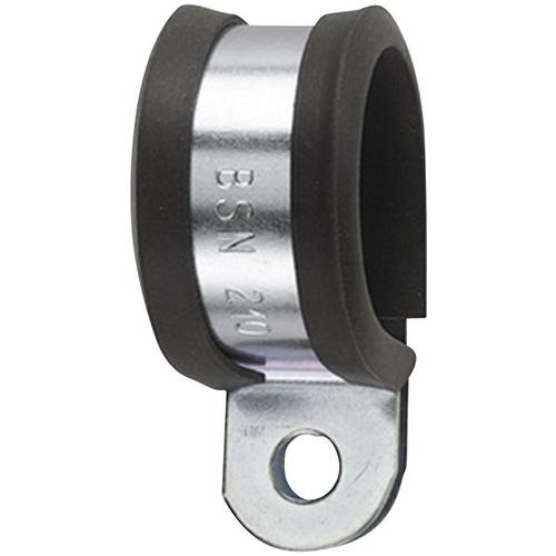 HellermannTyton AFCS12 Befestigungsschelle schraubbar 166-50601 Bündel-Ø-Bereich 12 mm (max) mit Chloropren-Schutzprofil...