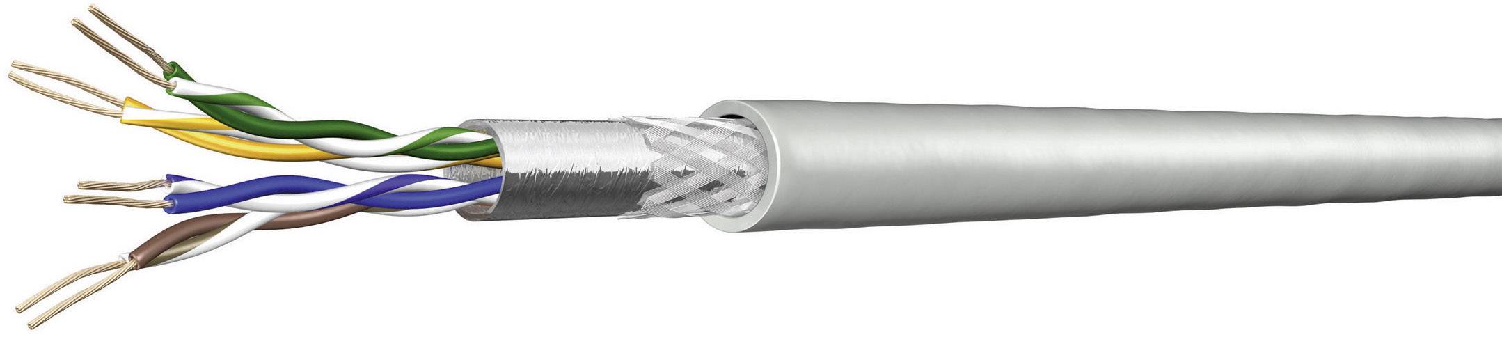 DRAKA Patchkabel UC300 HS26, Cat 5e, SF/UTP (bisherige Bezeichnung S/FTP), grau, 100 m Ring