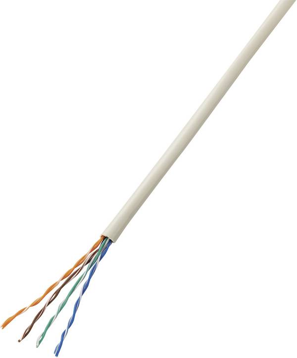 TRU COMPONENTS TC-7572796 Telefonkabel J-Y(ST)Y 4 x 0.80 mm Grau 25 m