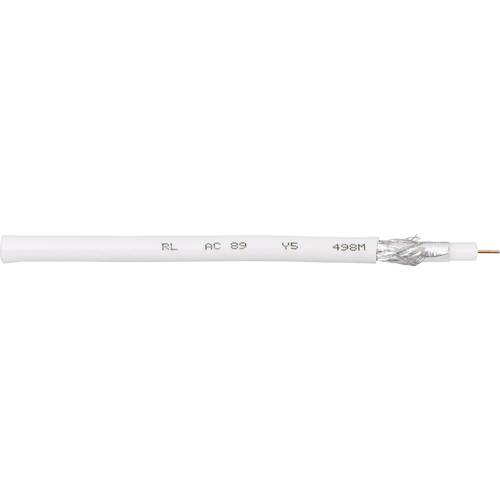 Interkabel AC 89-100 Koaxialkabel Außen-Durchmesser: 6.90 mm 75 Ω 90 dB Weiß 100 m