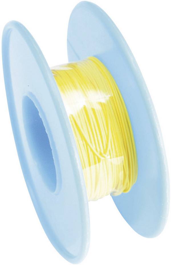 TRU COMPONENTS 1566860 Wickeldraht Wire Wrap 1 x 0.05 mm² Gelb 15 m