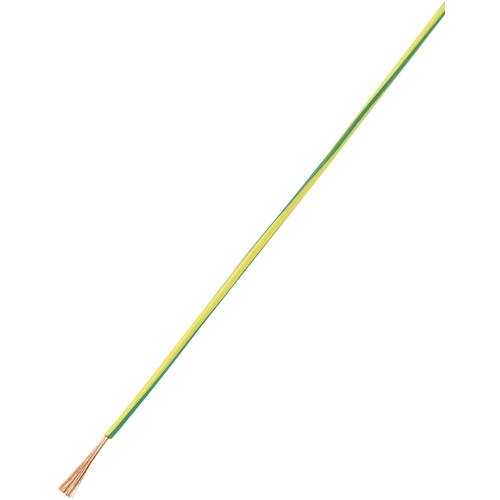 TRU COMPONENTS 1564541 Litze LiY 1 x 0.14 mm² Grün, Gelb 10 m