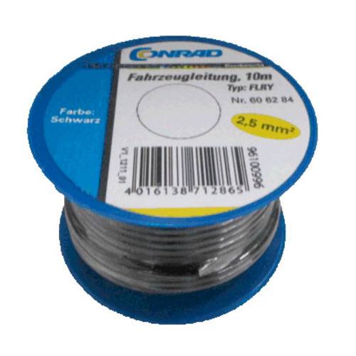 Conrad Components 606284 Fahrzeugleitung FLRY-B 1 x 2.50 mm² Schwarz 10 m