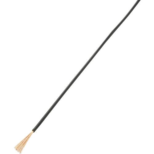TRU COMPONENTS 1567809 Litze LiFY 1 x 0.25 mm² Schwarz 100 m