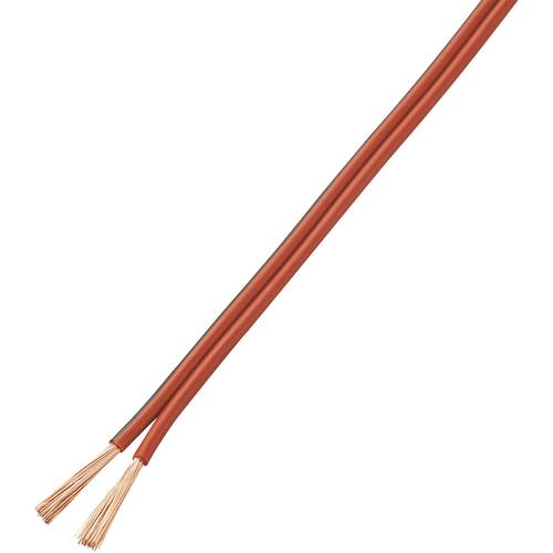 TRU COMPONENTS 1572357 Litze LiY-Z 2 x 2 mm² Rot, Schwarz 10 m