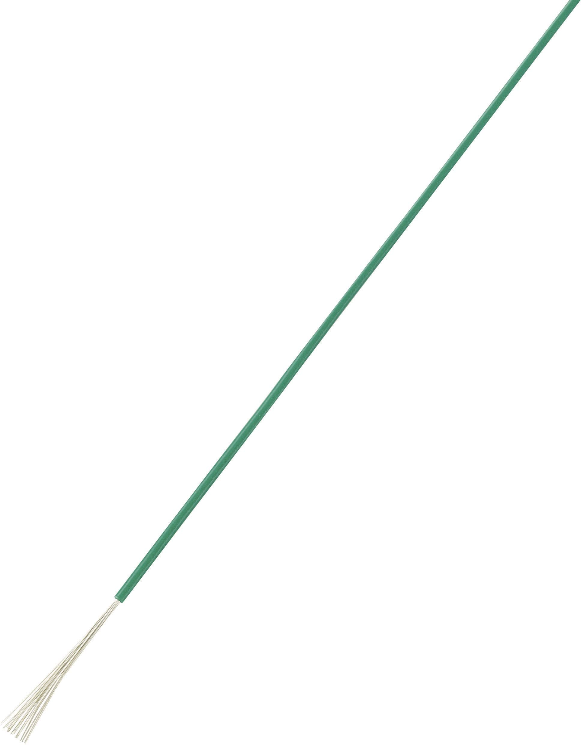 TRU COMPONENTS 1571477 Litze LiY 1 x 0.22 mm² Grün 10 m