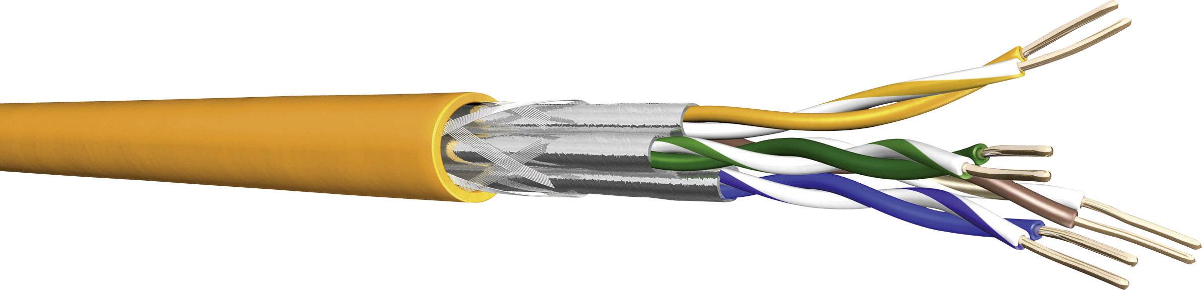 DRAKA Netzwerkkabel CAT 7 S/FTP 4 x 2 x 0.25 mm² Orange DRAKA 1001036-00250DW Meterware