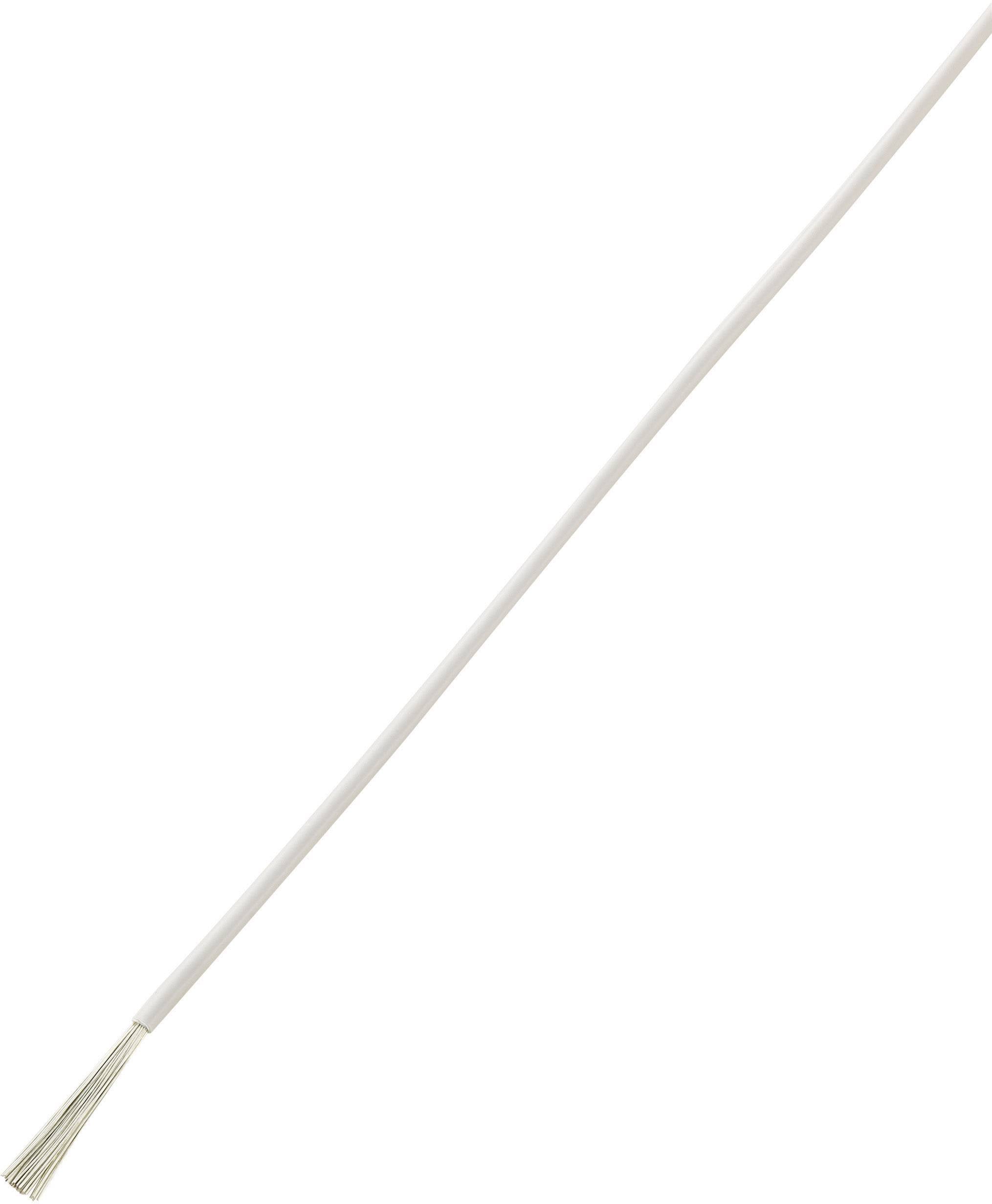 TRU COMPONENTS 1572282 Litze LiY 1 x 0.50 mm² Weiß 10 m