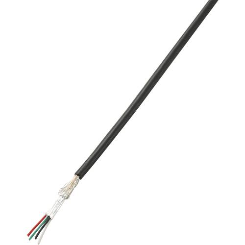 TRU COMPONENTS 1567123 USB-Kabel 4 x 0.08 mm² Schwarz 10 m