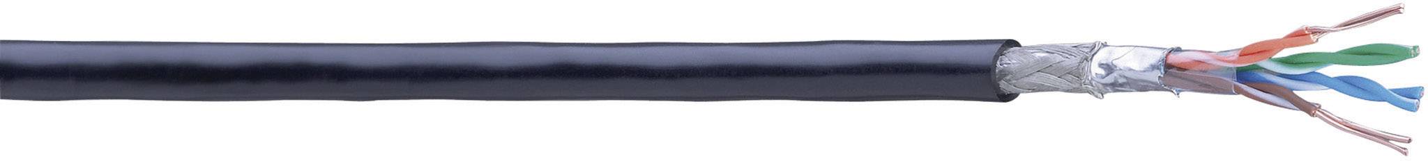 HIRSCHMANN Netzwerkkabel CAT 5e SF/UTP 4 x 0.14 mm² Schwarz Belden 74002E.00500 Meterware