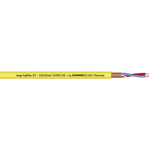 Thumbnail - Sommer Cable 200-0007 Mikrofonkabel 2 x 0.22 mm² Gelb Meterware