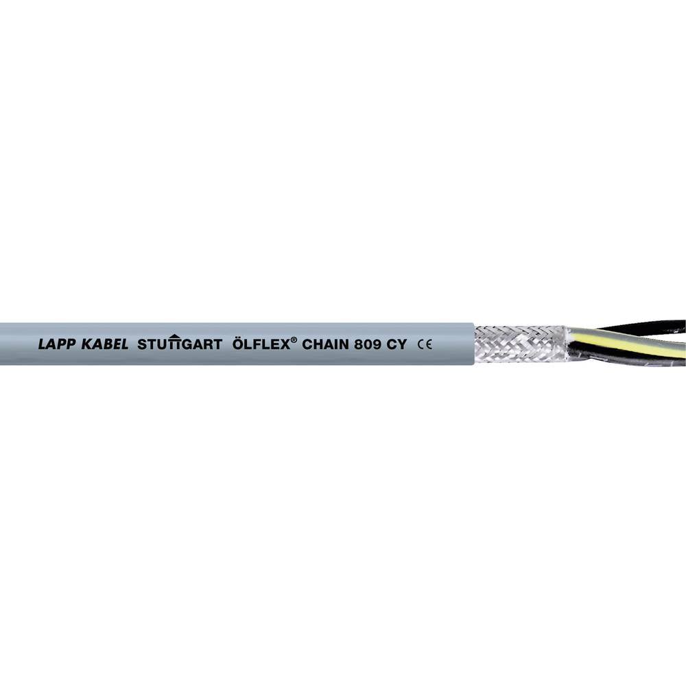 LAPP 1026757-500 Geleiderkettingkabel ÖLFLEX® CHAIN 809 CY 18 G 0.50 mm² Grijs 500 m