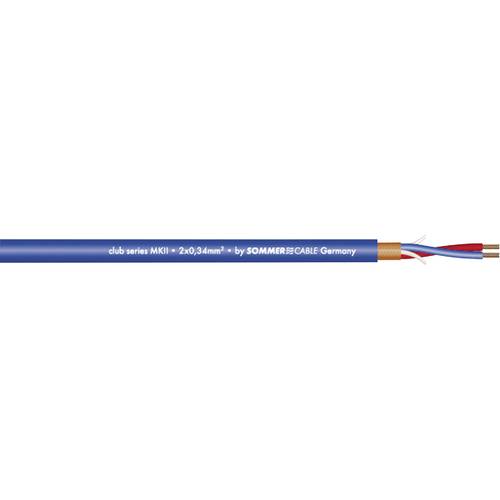 Sommer Cable 200-0052 Mikrofonkabel 2 x 0.34 mm² Blau Meterware