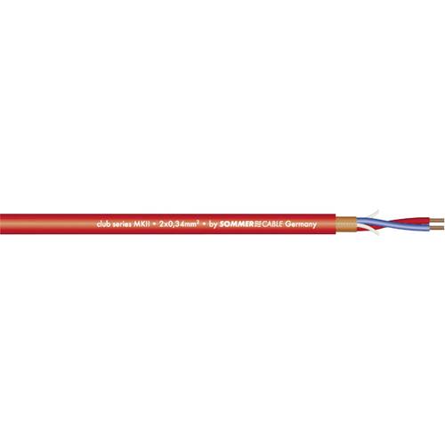Thumbnail - Sommer Cable 200-0053 Mikrofonkabel 2 x 0.34 mm² Rot Meterware