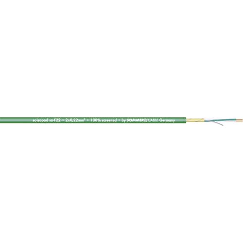 Thumbnail - Sommer Cable 200-0404 Audiokabel 2 x 0.22 mm² Grün Meterware