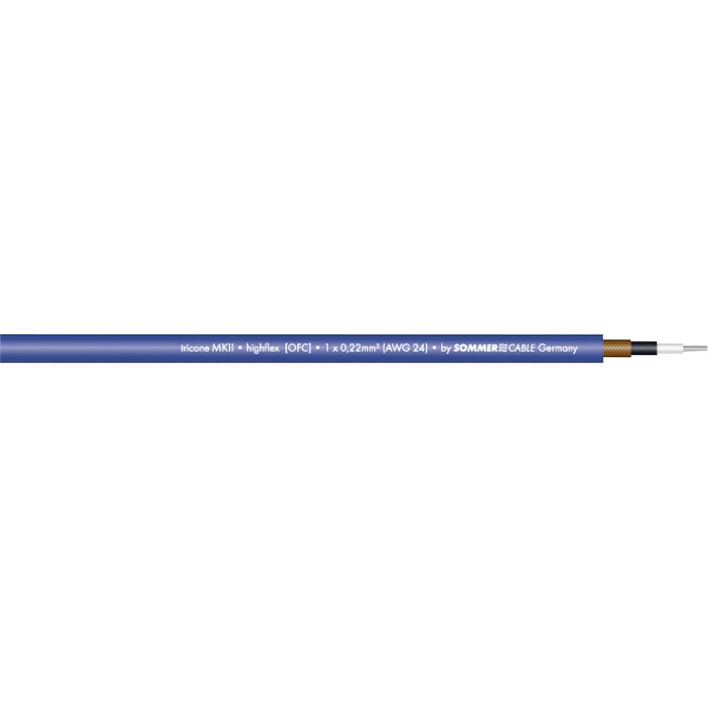 1 x 0.22 mm² Blauw Sommer Cable 300-0022 Per meter